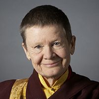 Retrato de Pema Chödrön