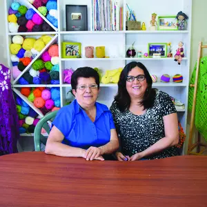 Retrato de  Esperanza y Ana Celia Rosas