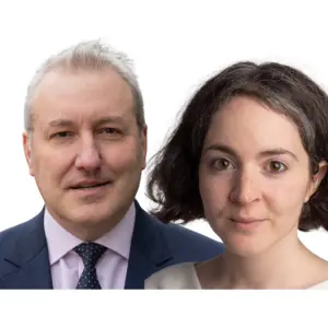 Retrato de Soumaya Keynes y Chad P. Bown