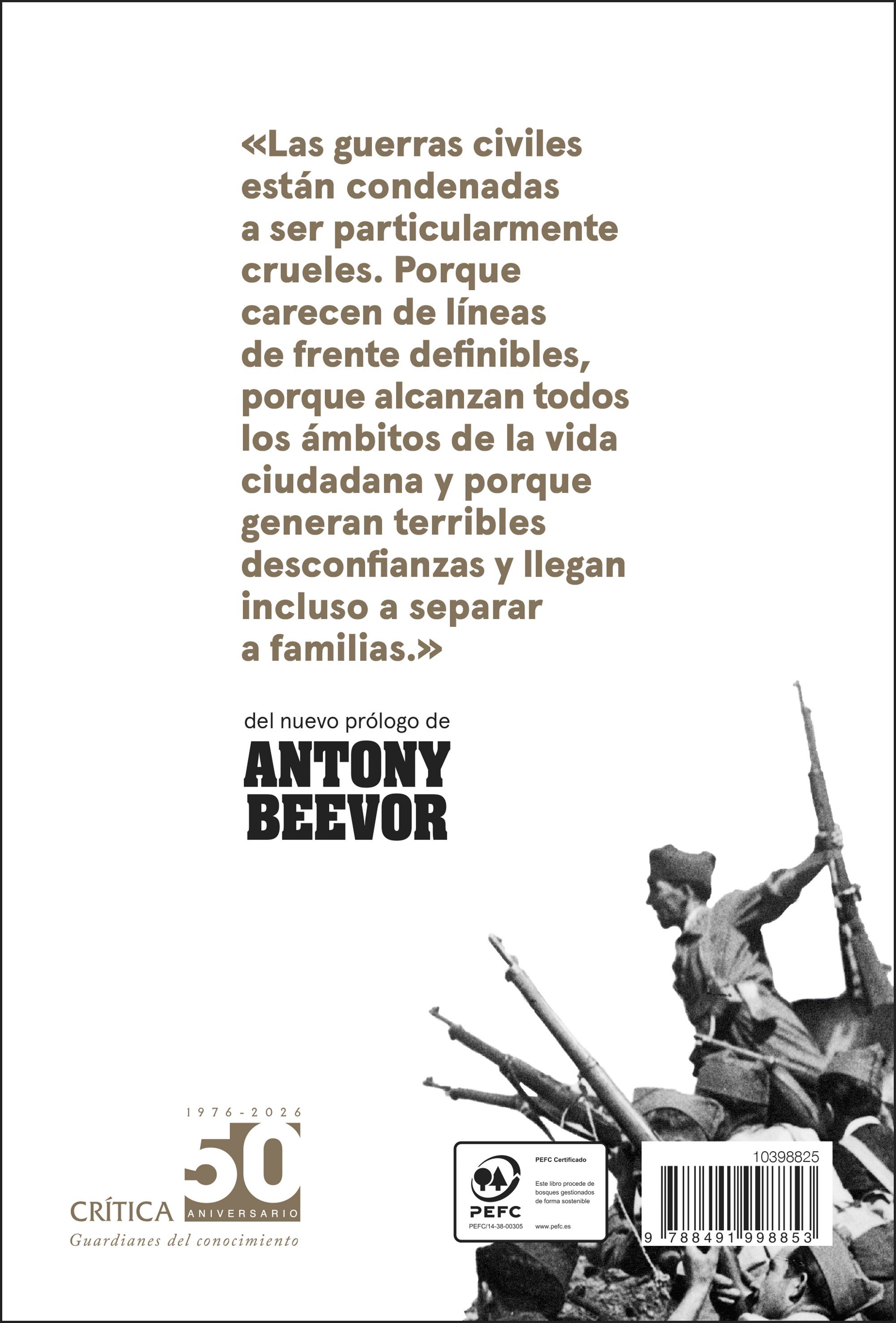 Miniatura contraportada La guerra civil española