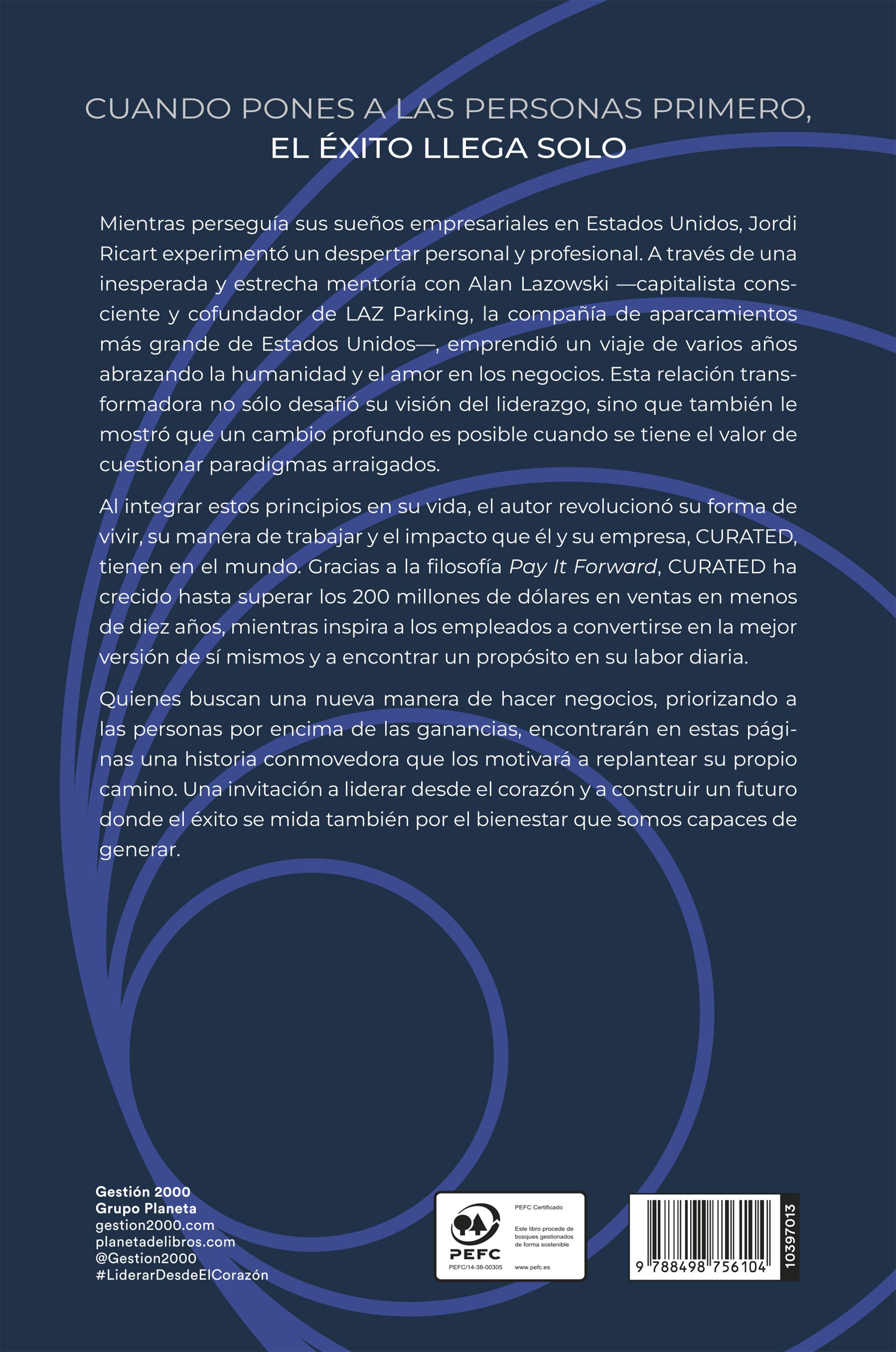 Miniatura contraportada Liderar desde el corazón