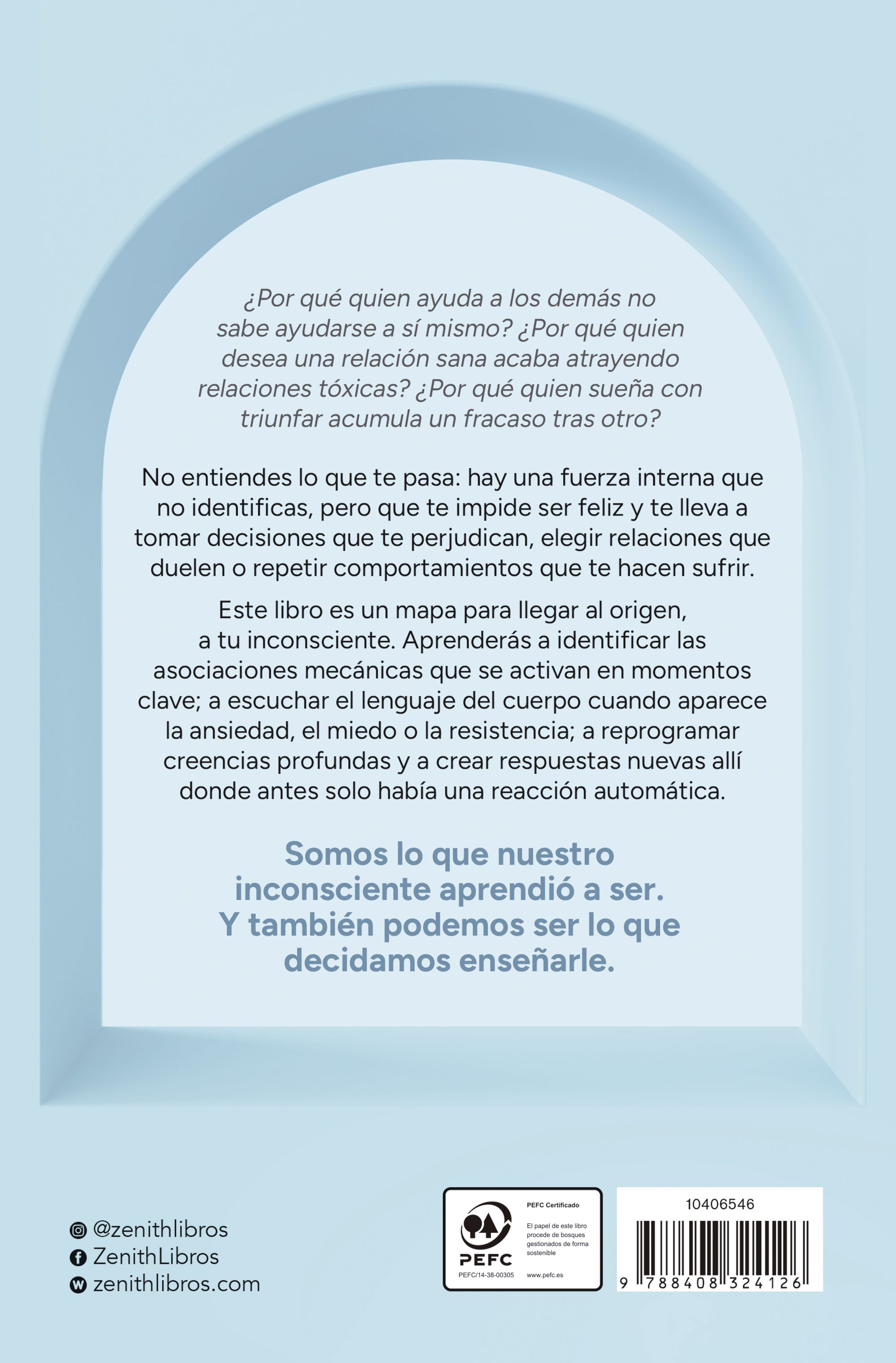 Miniatura contraportada La fórmula del inconsciente
