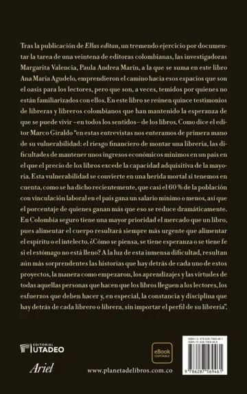 Contraportada Oficio: Libros
