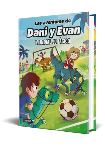 Portada Las aventuras de Dani y Evan 15. Mundial jurásico