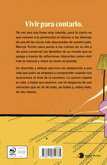 Contraportada Cuanta más gente se muere, más ganas de vivir tengo