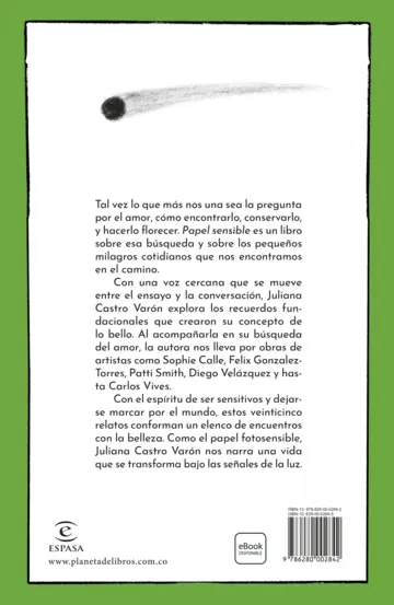 Contraportada Papel sensible