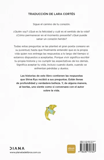 Contraportada Los pájaros nunca miran atrás mientras vuelan