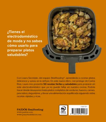 Contraportada Recetas con airfryer Realfooding