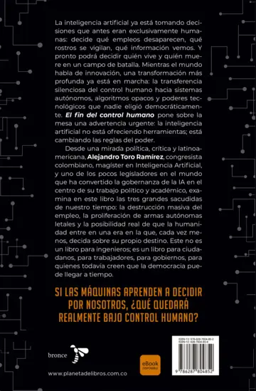 Contraportada El fin del control humano