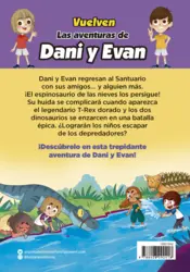 Miniatura contraportada Las aventuras de Dani y Evan 10. Espinosaurio vs. T-Rex