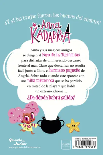 Contraportada Anna Kadabra 10. La llamada de las sirenas