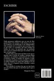 Miniatura contraportada Escribir