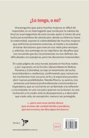 Contraportada ¿Lo tengo, o no?