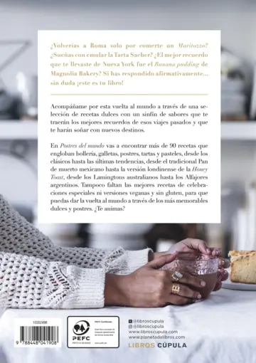 Contraportada Postres del mundo