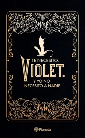 Portada Diario oficial ADS. Te necesito Violet