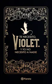 Portada Diario oficial ADS. Te necesito Violet