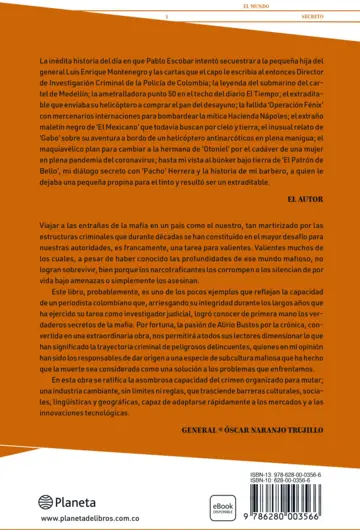 Contraportada El mundo secreto de la mafia