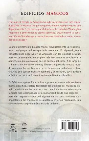 Contraportada Edificios mágicos