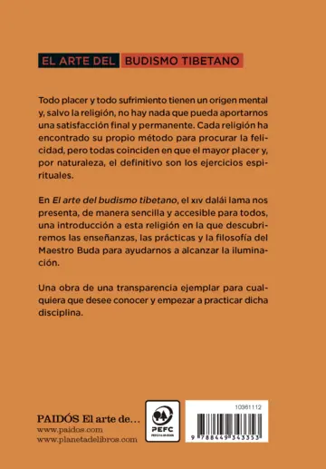 Contraportada El arte del budismo tibetano