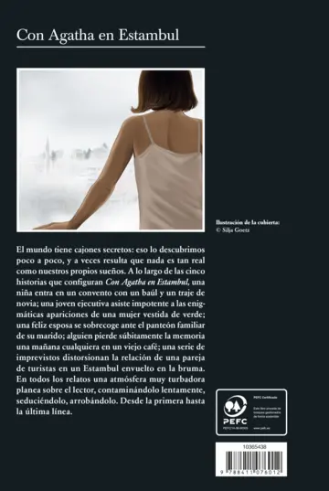 Contraportada Con Agatha en Estambul