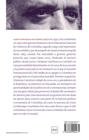 Contraportada Memorias de un liderazgo conciliador