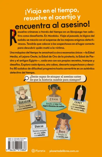 Contraportada Murdoku: Viaje al pasado