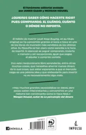 Miniatura contraportada El hábito de invertir (Just Keep Buying)