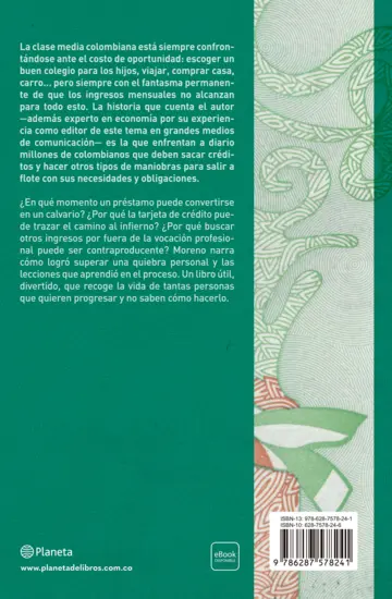 Contraportada Sobrevivir en la clase media