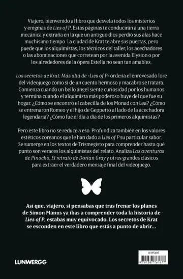 Contraportada Los secretos de Krat