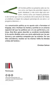 Miniatura contraportada La ceremonia caníbal. Sobre la performance política