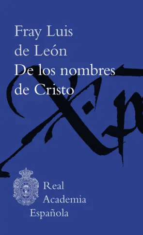 Portada De los nombres de Cristo
