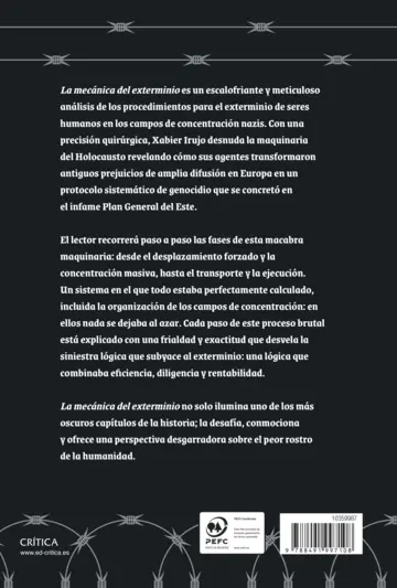 Contraportada La mecánica del exterminio