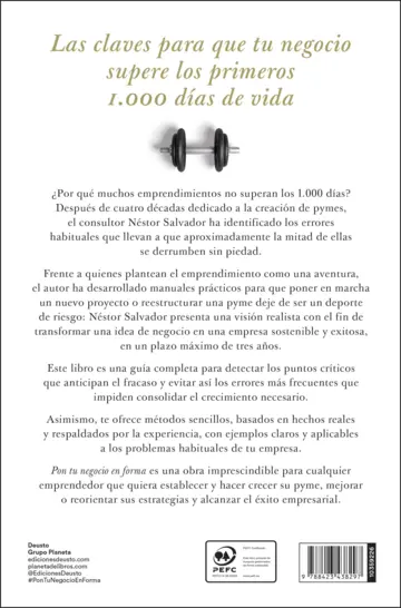 Contraportada Pon tu negocio en forma