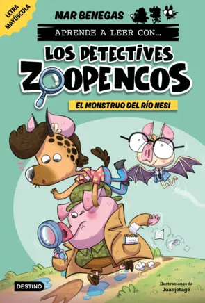 Portada Aprender a leer con... Los Detectives Zoopencos 1. El monstruo del río Nesi