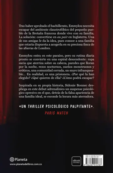 Contraportada El secreto de la niñera