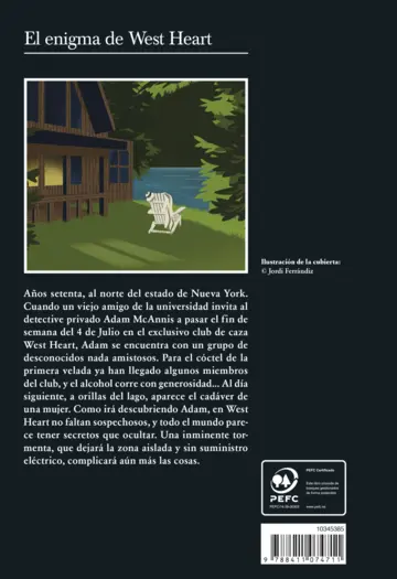 Contraportada El enigma de West Heart