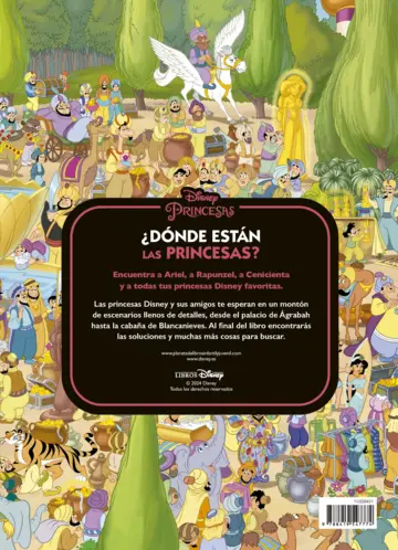 Contraportada Princesas. ¿Dónde están las Princesas?