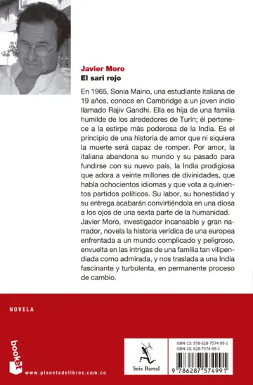 Contraportada El sari rojo