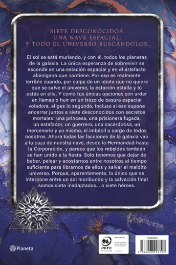 Contraportada Portadora de estrellas (Star Bringer)