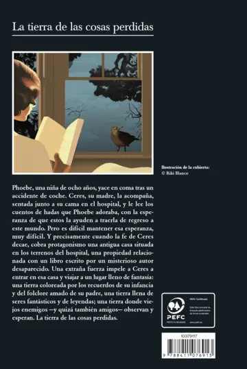 Contraportada La tierra de las cosas perdidas