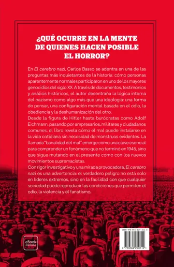 Contraportada El cerebro nazi