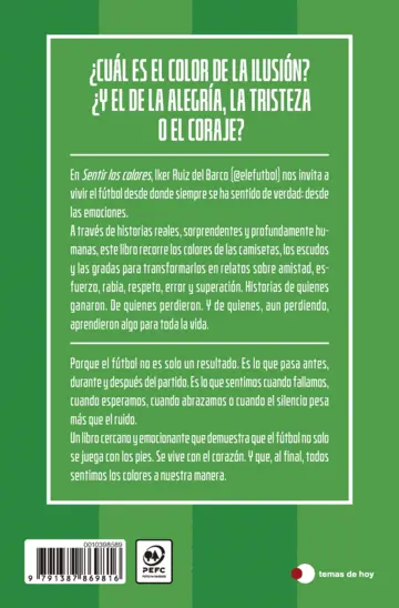 Contraportada Sentir los colores