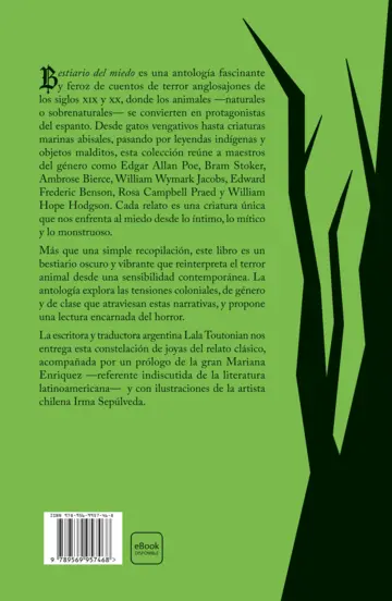 Contraportada Bestiario del miedo