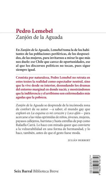 Contraportada Zanjón de la Aguada