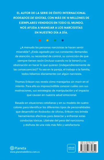 Contraportada Rodeados de narcisistas