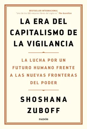 Portada La era del capitalismo de la vigilancia