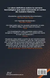 Miniatura contraportada El imperio de la IA