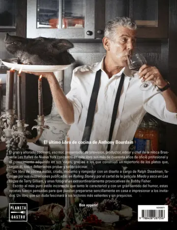 Contraportada Appetites. Edición tapa blanda