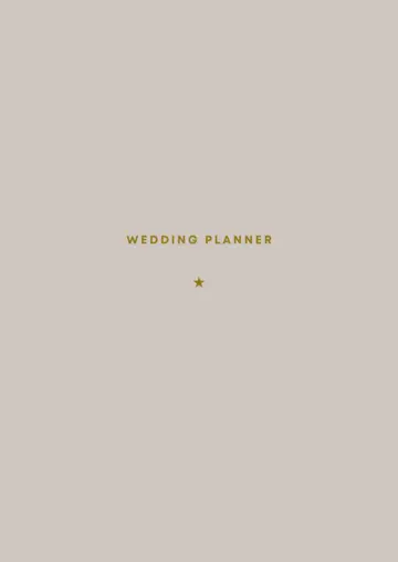 Contraportada Wedding Planner