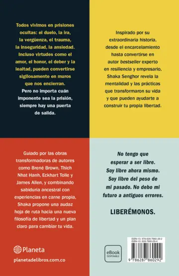 Contraportada Cómo ser libre